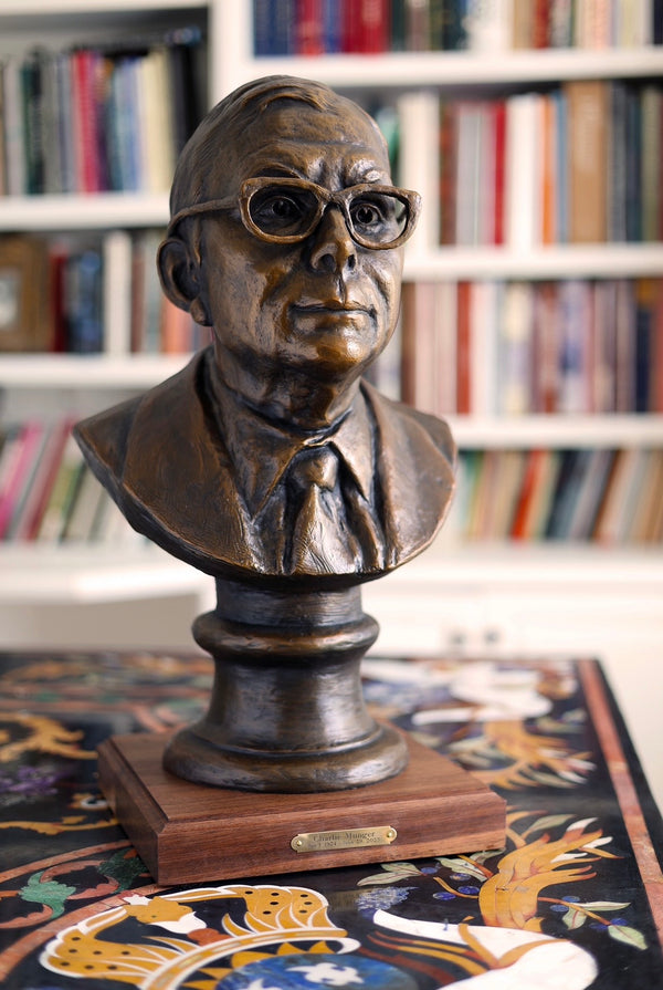 Charlie Munger Bronze Sculpture