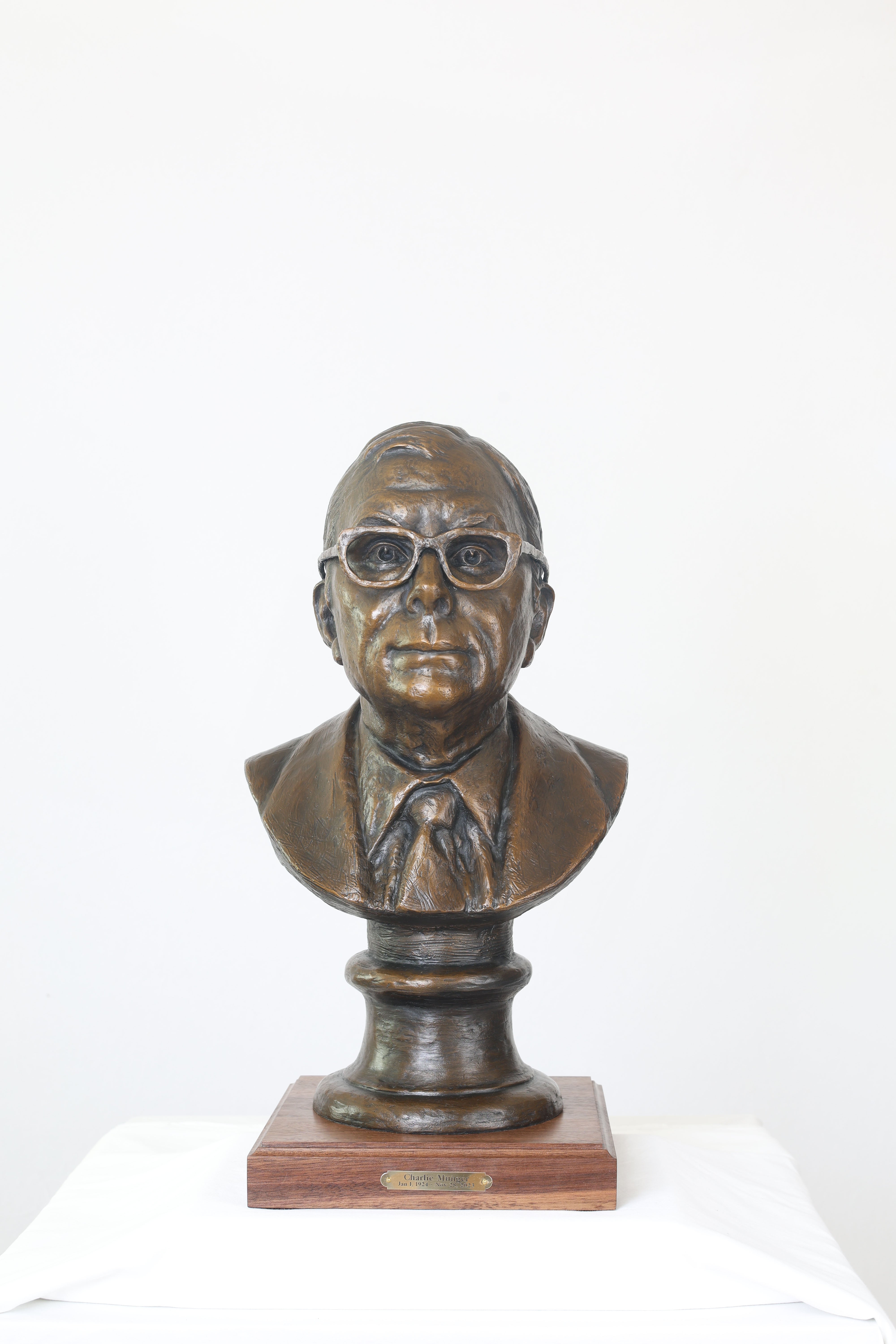 Charlie Munger Bronze Sculpture