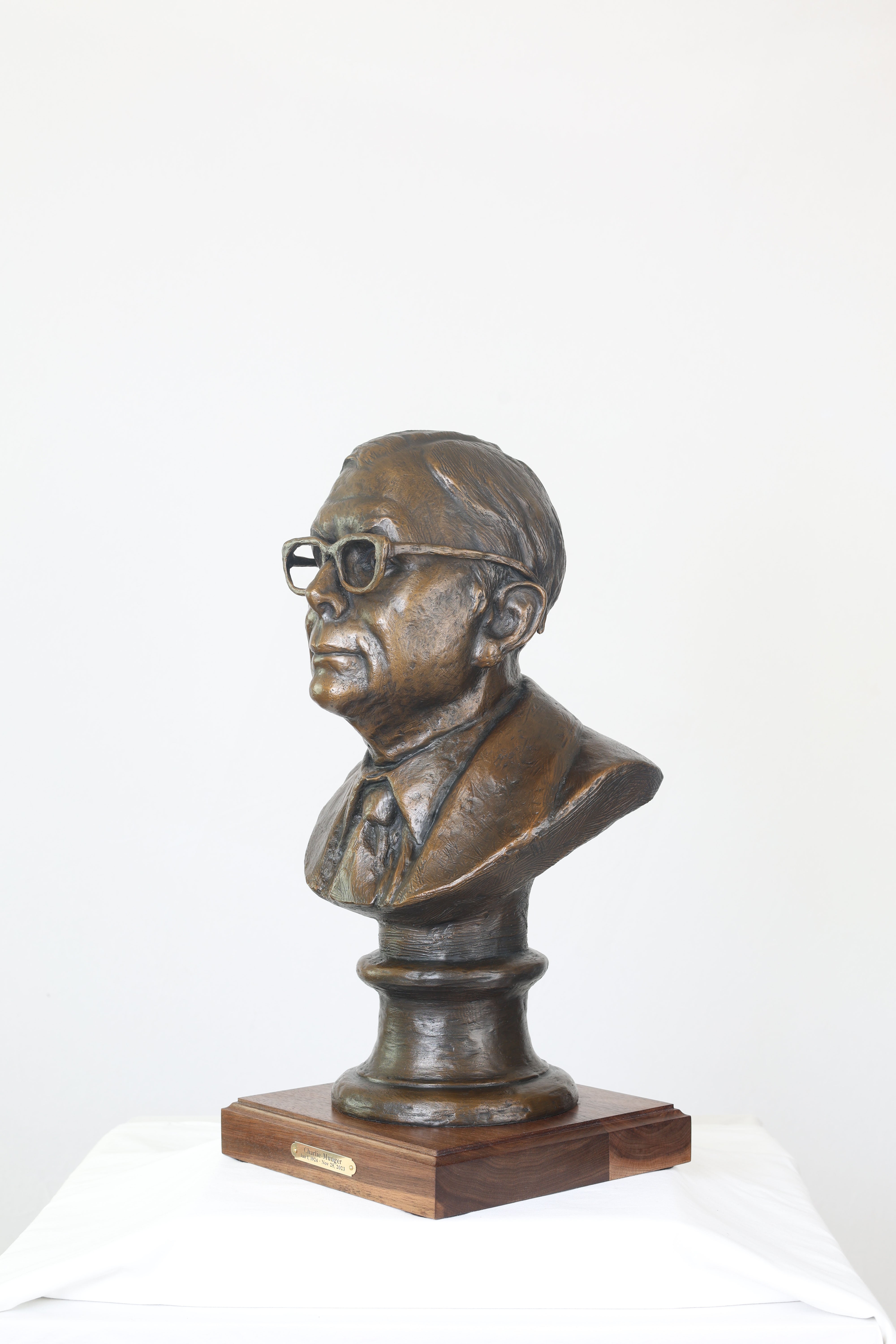 Charlie Munger Bronze Sculpture