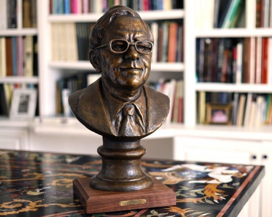 Warren Buffett Bronze Sculpture