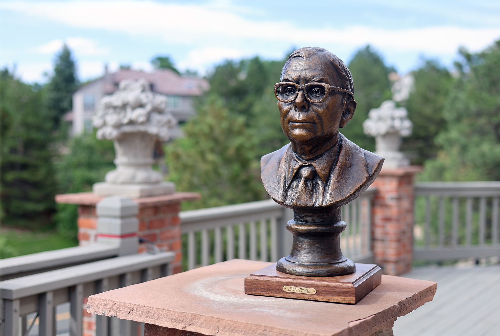 Charlie Munger Bronze Sculpture