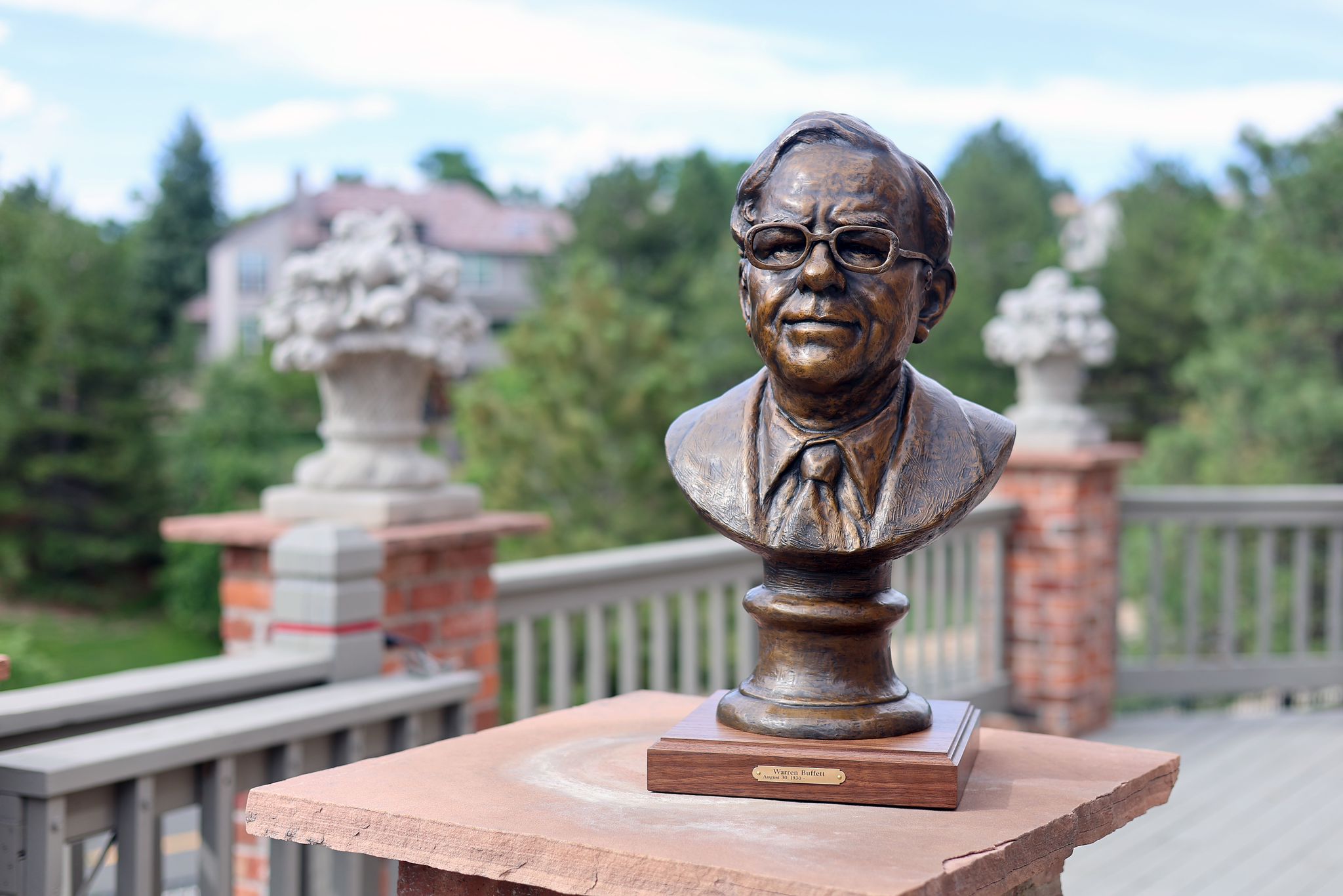 Warren Buffett Bronze Sculpture