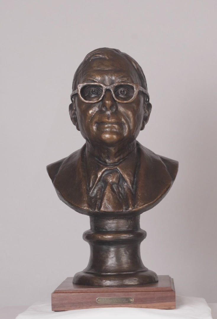 Charlie Munger Bronze Sculpture