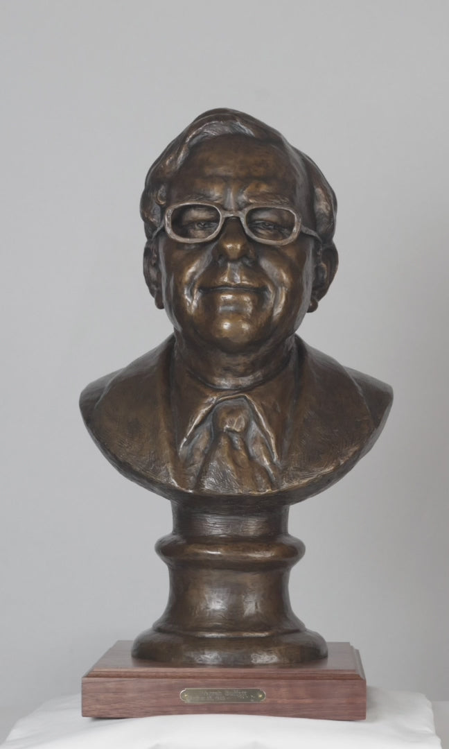 Warren Buffett Bronze Sculpture